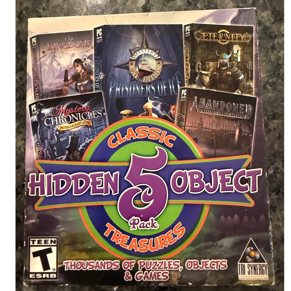 Classic Hidden Object Treasures 5 Pack PC Game Mystery Chronicles Tri Synergy